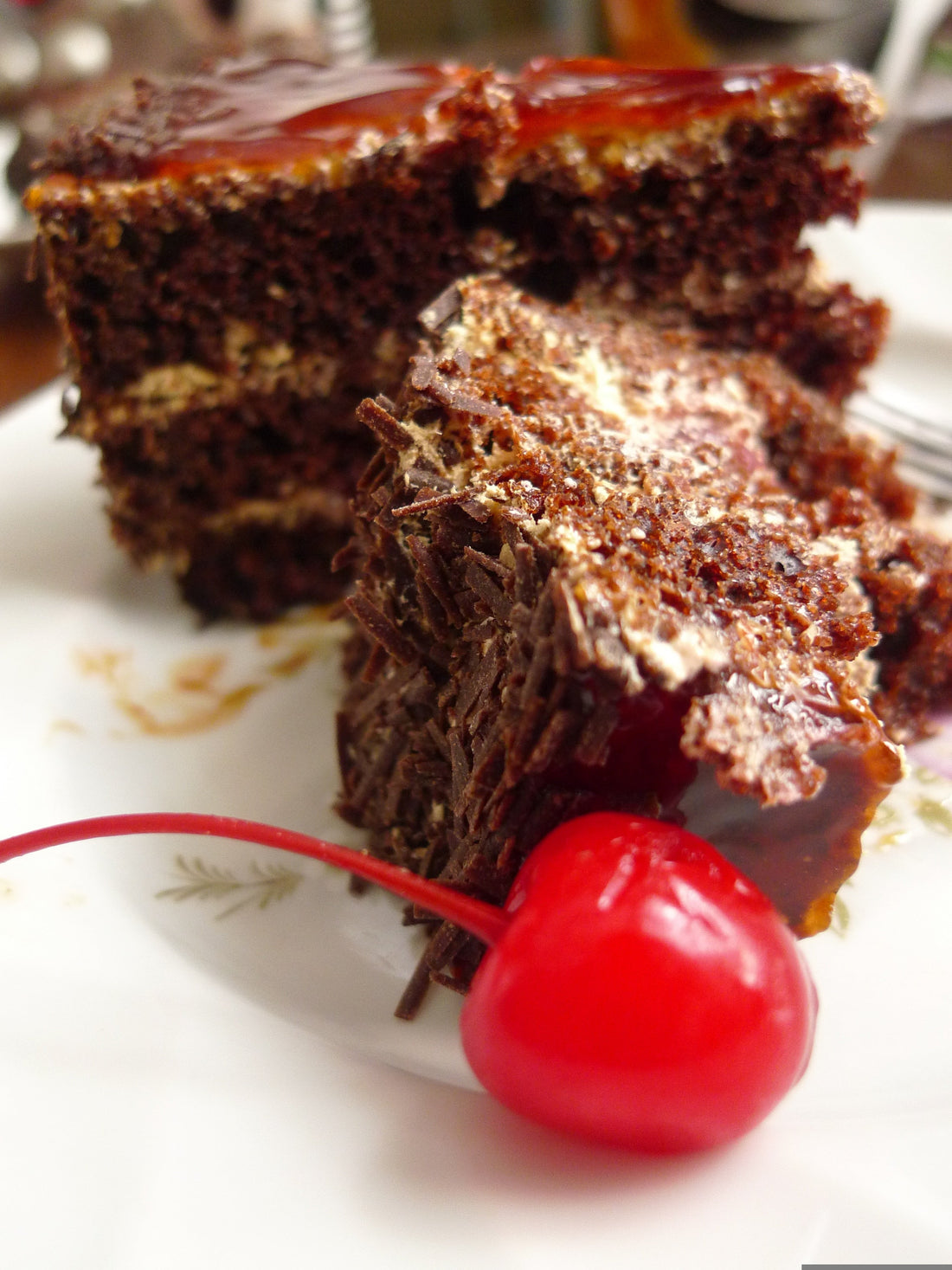Chocolate Cherry Brownie Tart