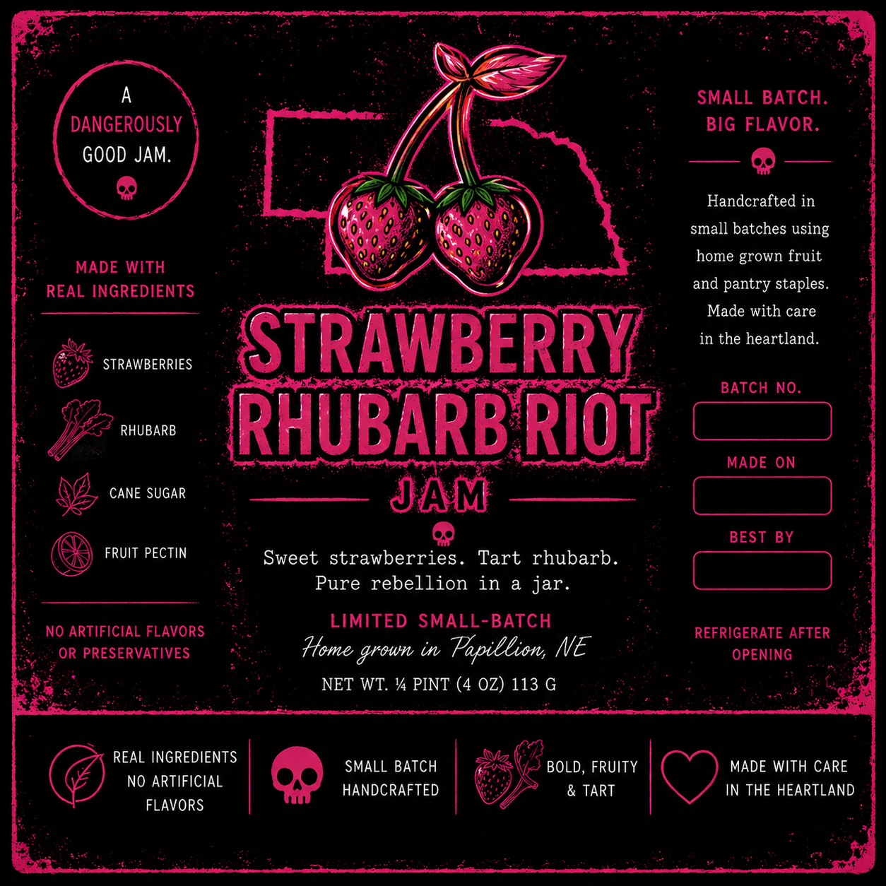 Strawberry-Rhubarb Riot