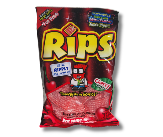 Rips Bite Size Licorice Pieces - Cherry